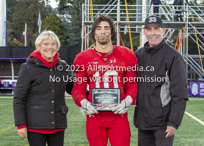 Westshore Rebels ISN Island Sports News BCFC Allsportmedia Langford Football CJFL