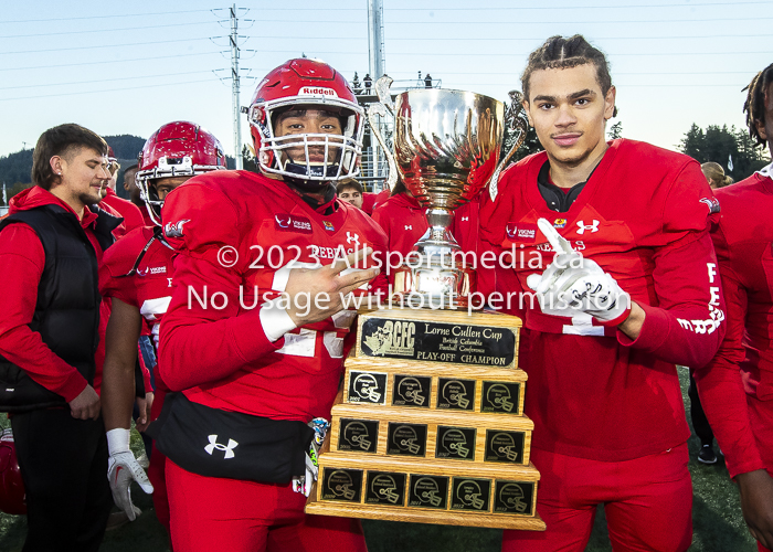 Westshore Rebels ISN Island Sports News BCFC Allsportmedia Langford Football CJFL
