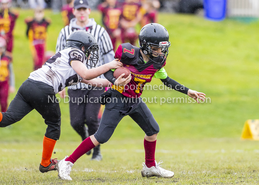 GVMFA Cowichan Bulldogs. Saanich Wolverines