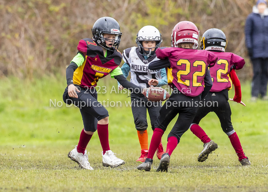 GVMFA Cowichan Bulldogs. Saanich Wolverines