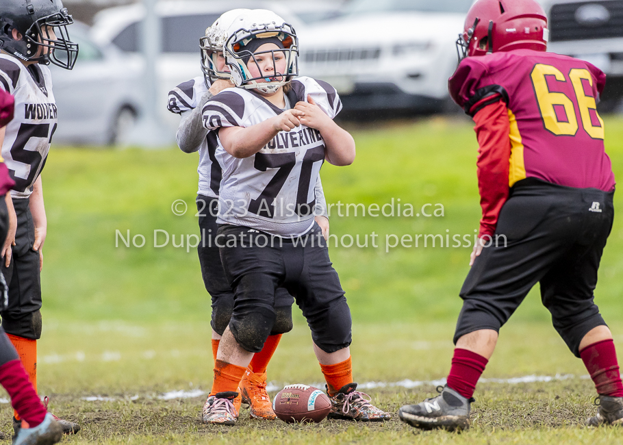 GVMFA Cowichan Bulldogs. Saanich Wolverines