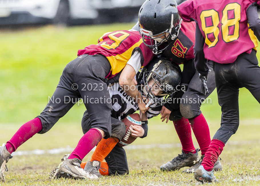 GVMFA Cowichan Bulldogs. Saanich Wolverines