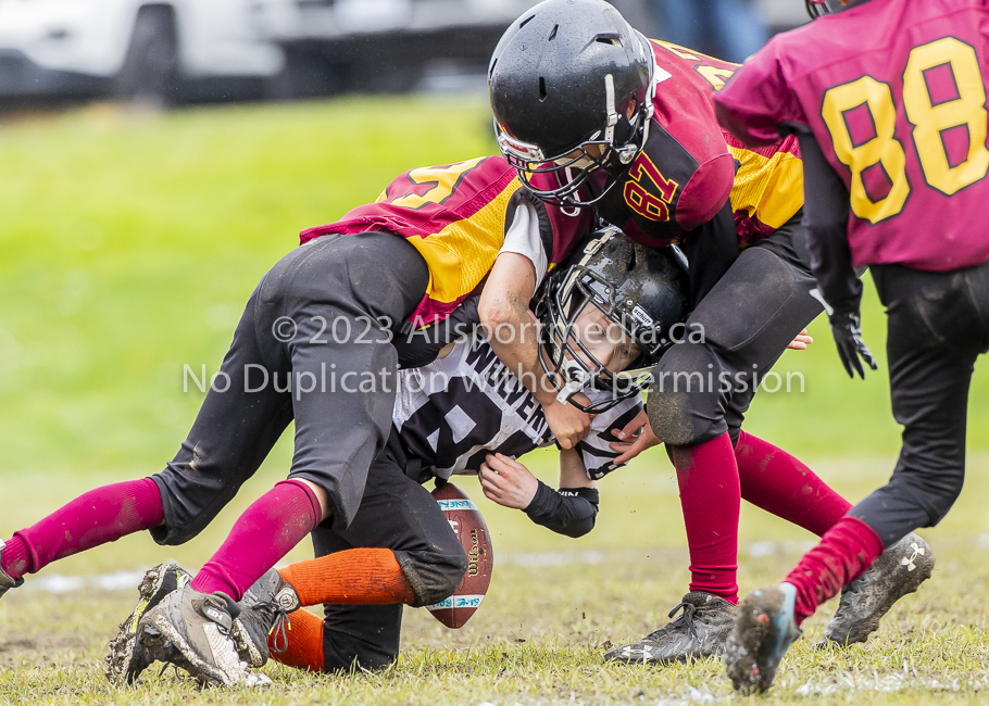 GVMFA Cowichan Bulldogs. Saanich Wolverines