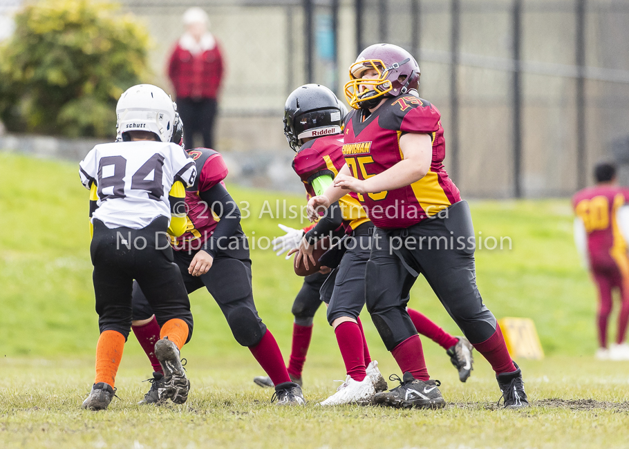 GVMFA Cowichan Bulldogs. Saanich Wolverines