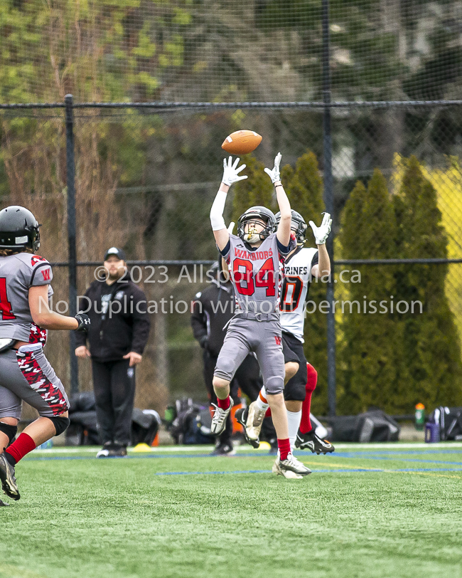 Warriors westshore Wolverines Saanich GVMFA  Goudy Langford football