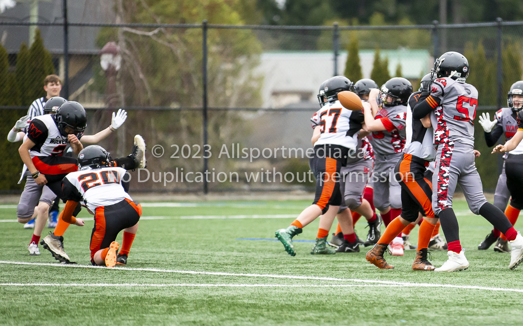 Warriors westshore Wolverines Saanich GVMFA  Goudy Langford football