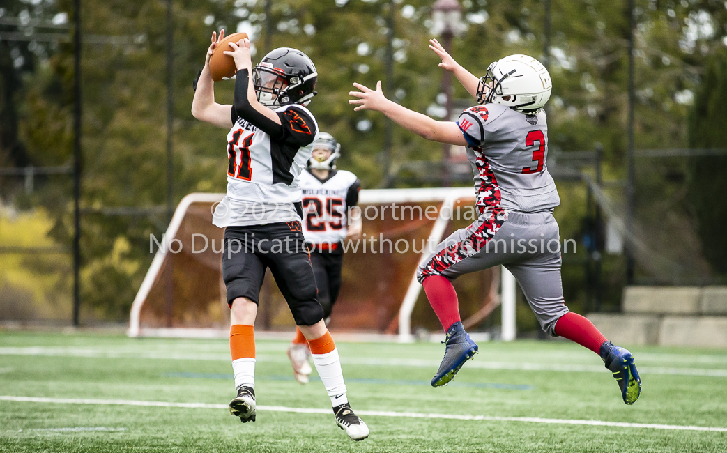 Warriors westshore Wolverines Saanich GVMFA  Goudy Langford football