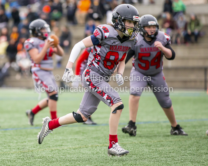 Warriors westshore Wolverines Saanich GVMFA  Goudy Langford football