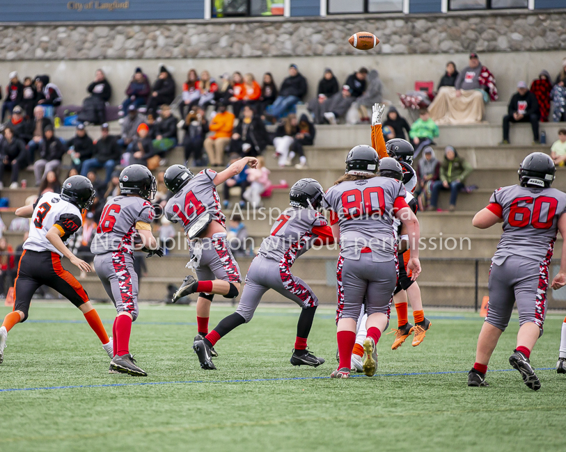 Warriors westshore Wolverines Saanich GVMFA  Goudy Langford football