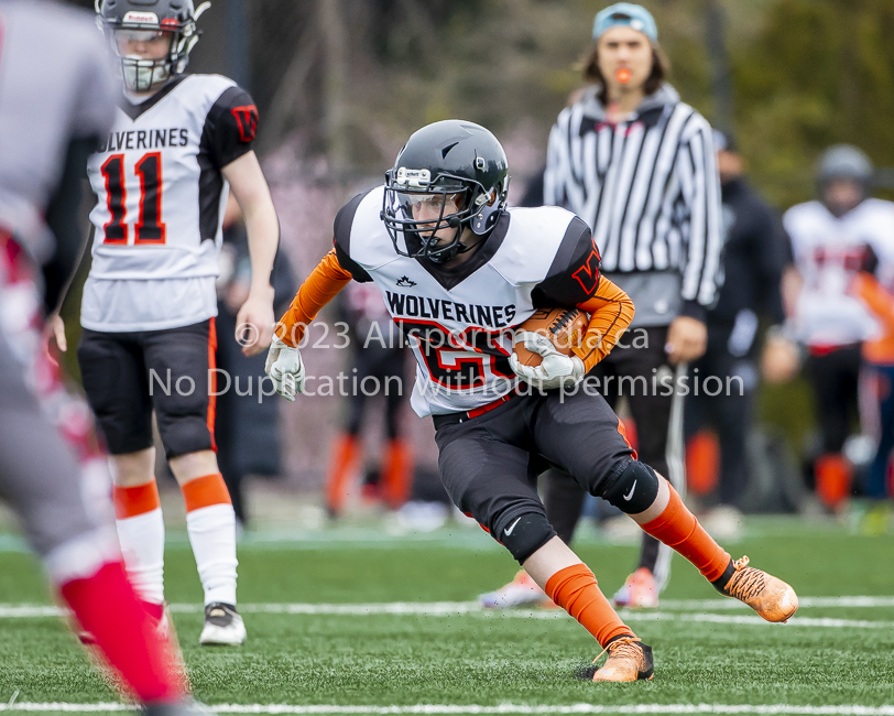 Warriors westshore Wolverines Saanich GVMFA  Goudy Langford football