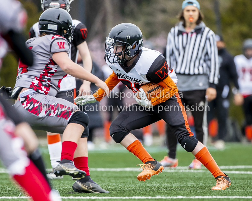 Warriors westshore Wolverines Saanich GVMFA  Goudy Langford football