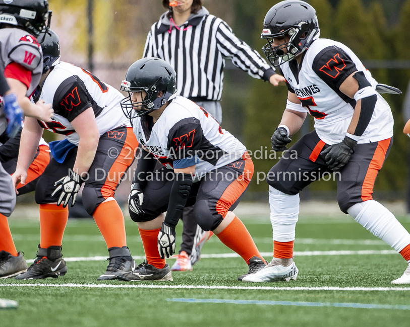 Warriors westshore Wolverines Saanich GVMFA  Goudy Langford football