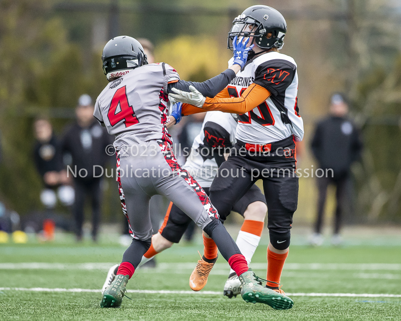 Warriors westshore Wolverines Saanich GVMFA  Goudy Langford football