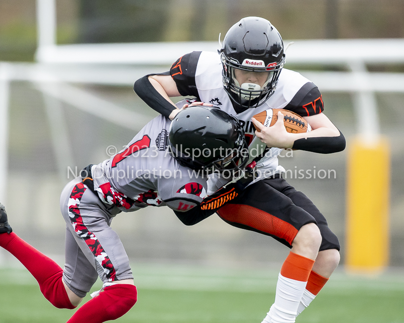 Warriors westshore Wolverines Saanich GVMFA  Goudy Langford football