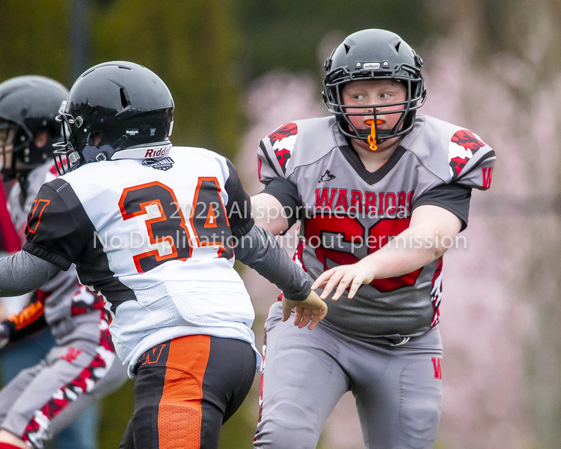 Warriors westshore Wolverines Saanich GVMFA  Goudy Langford football