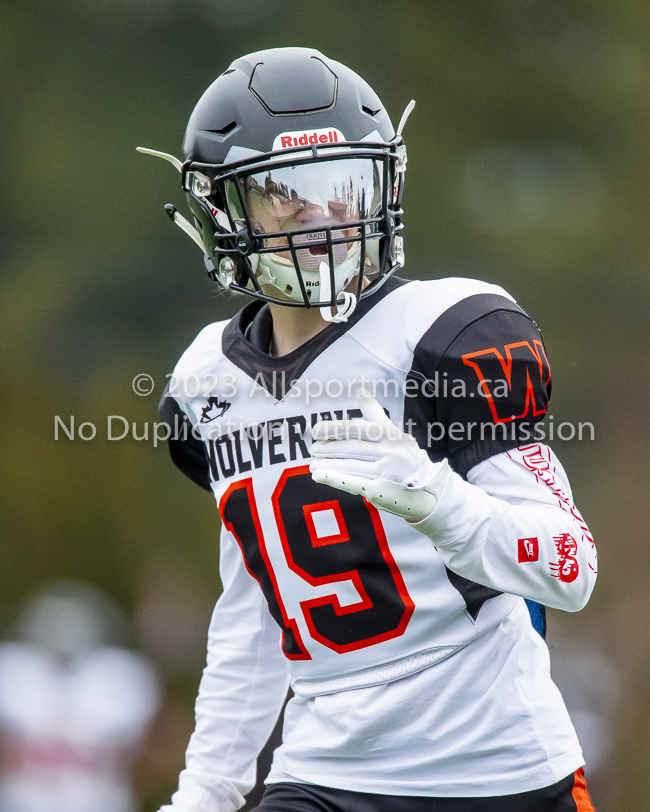 Warriors westshore Wolverines Saanich GVMFA  Goudy Langford football