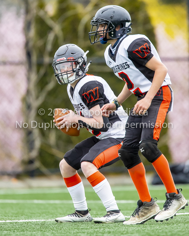 Warriors westshore Wolverines Saanich GVMFA  Goudy Langford football