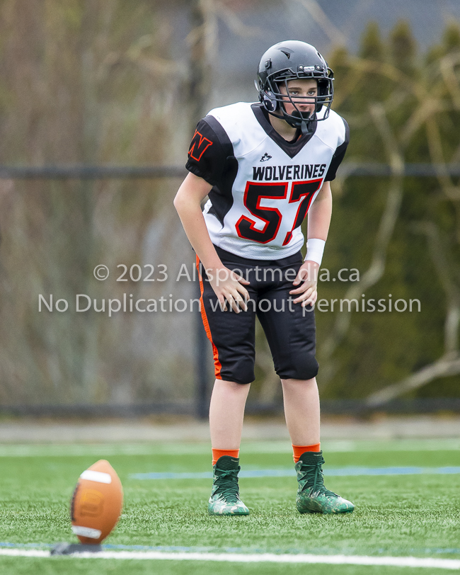 Warriors westshore Wolverines Saanich GVMFA  Goudy Langford football