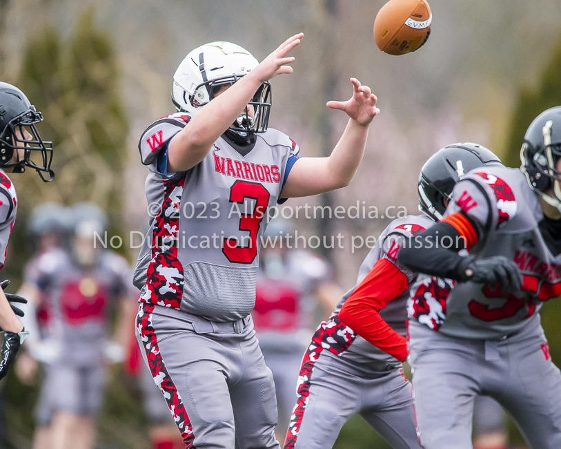 Warriors westshore Wolverines Saanich GVMFA  Goudy Langford football