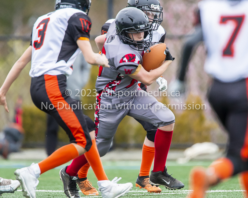 Warriors westshore Wolverines Saanich GVMFA  Goudy Langford football