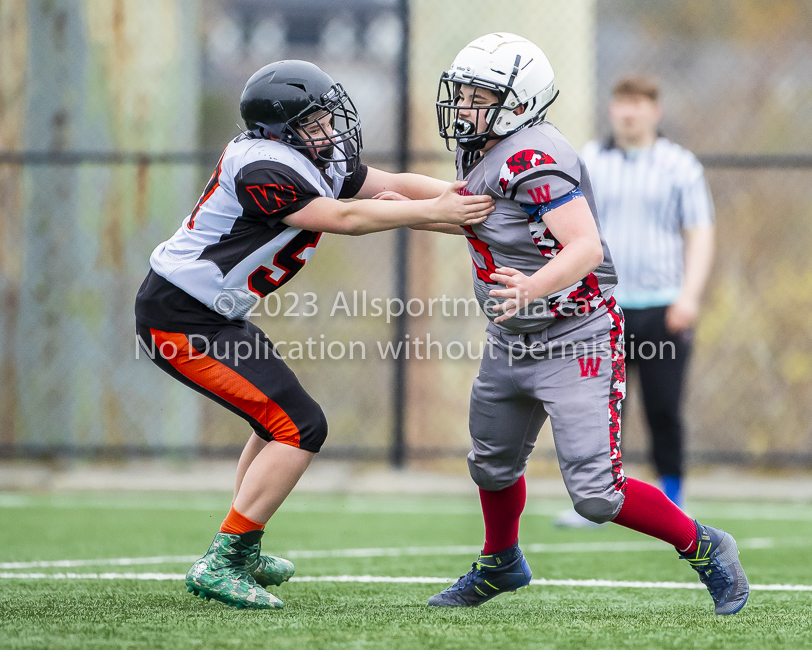 Warriors westshore Wolverines Saanich GVMFA  Goudy Langford football