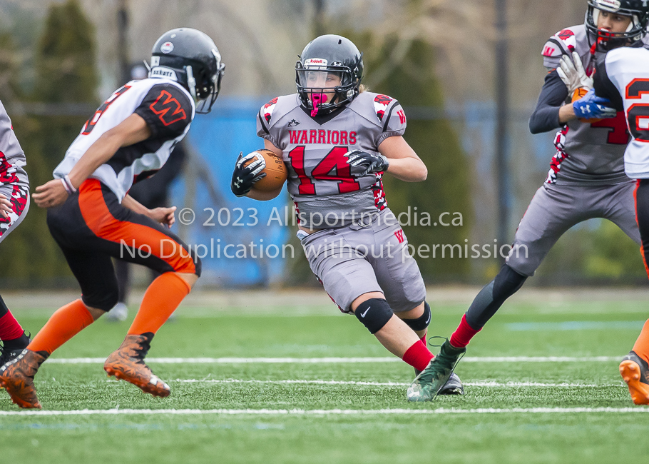 Warriors westshore Wolverines Saanich GVMFA  Goudy Langford football