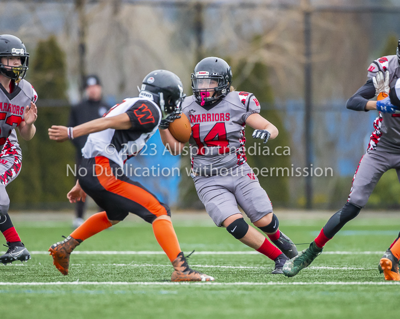 Warriors westshore Wolverines Saanich GVMFA  Goudy Langford football