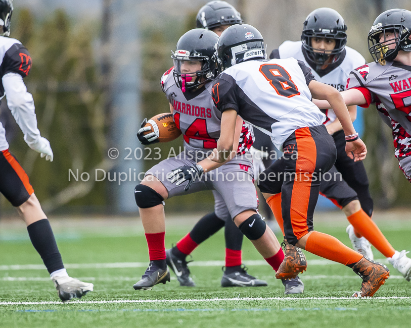 Warriors westshore Wolverines Saanich GVMFA  Goudy Langford football