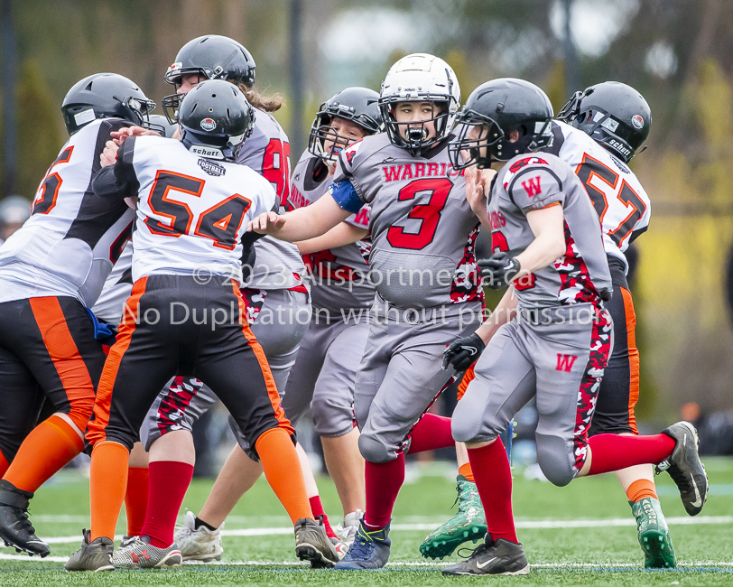 Warriors westshore Wolverines Saanich GVMFA  Goudy Langford football