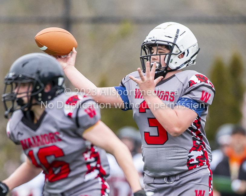 Warriors westshore Wolverines Saanich GVMFA  Goudy Langford football