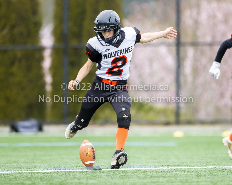 Warriors westshore Wolverines Saanich GVMFA  Goudy Langford football