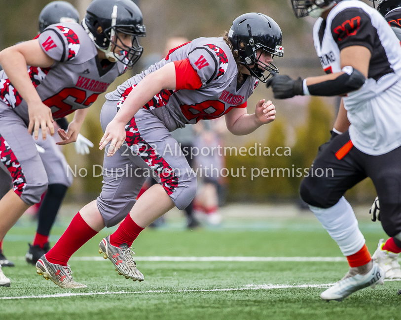 Warriors westshore Wolverines Saanich GVMFA  Goudy Langford football