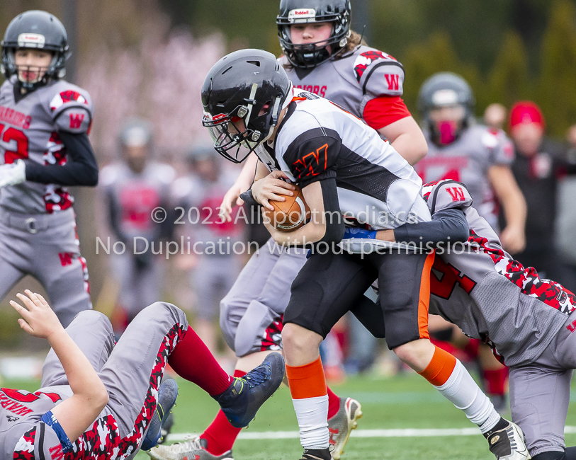 Warriors westshore Wolverines Saanich GVMFA  Goudy Langford football