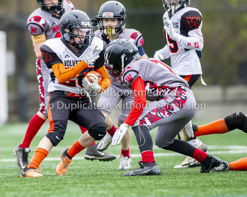 Warriors westshore Wolverines Saanich GVMFA  Goudy Langford football