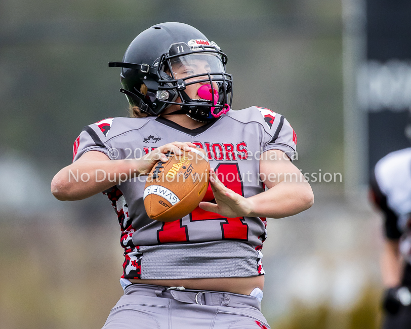 Warriors westshore Wolverines Saanich GVMFA  Goudy Langford football