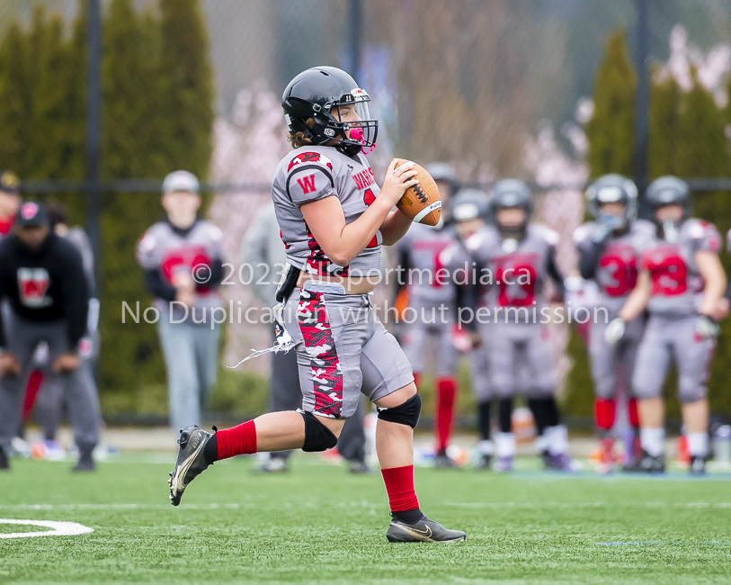 Warriors westshore Wolverines Saanich GVMFA  Goudy Langford football