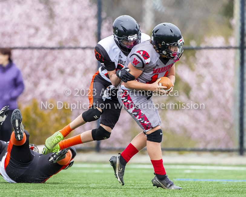 Warriors westshore Wolverines Saanich GVMFA  Goudy Langford football