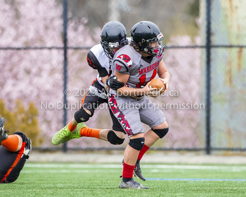 Warriors westshore Wolverines Saanich GVMFA  Goudy Langford football