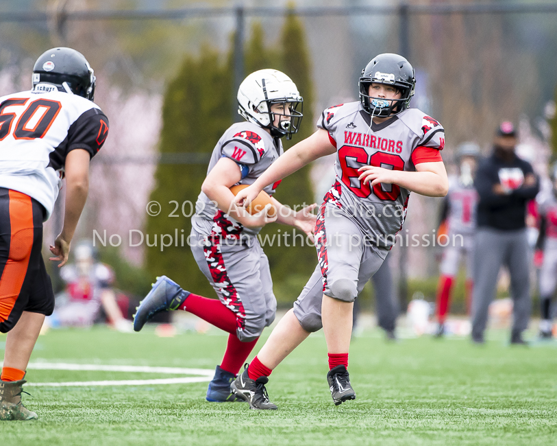 Warriors westshore Wolverines Saanich GVMFA  Goudy Langford football