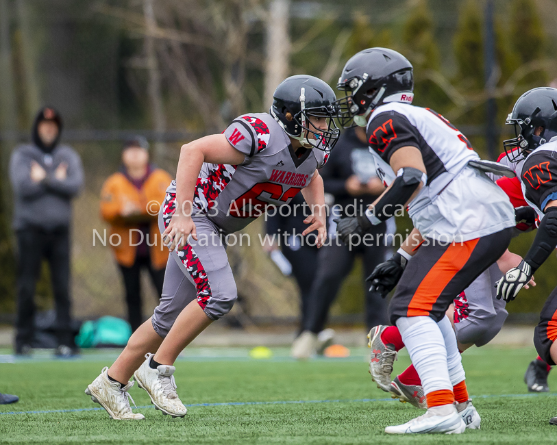 Warriors westshore Wolverines Saanich GVMFA  Goudy Langford football