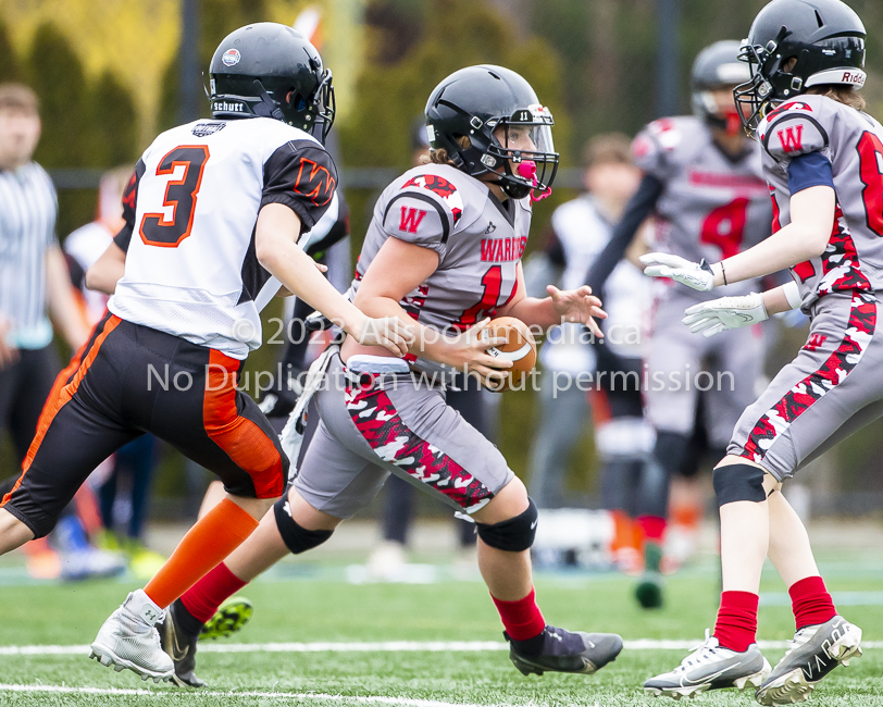 Warriors westshore Wolverines Saanich GVMFA  Goudy Langford football