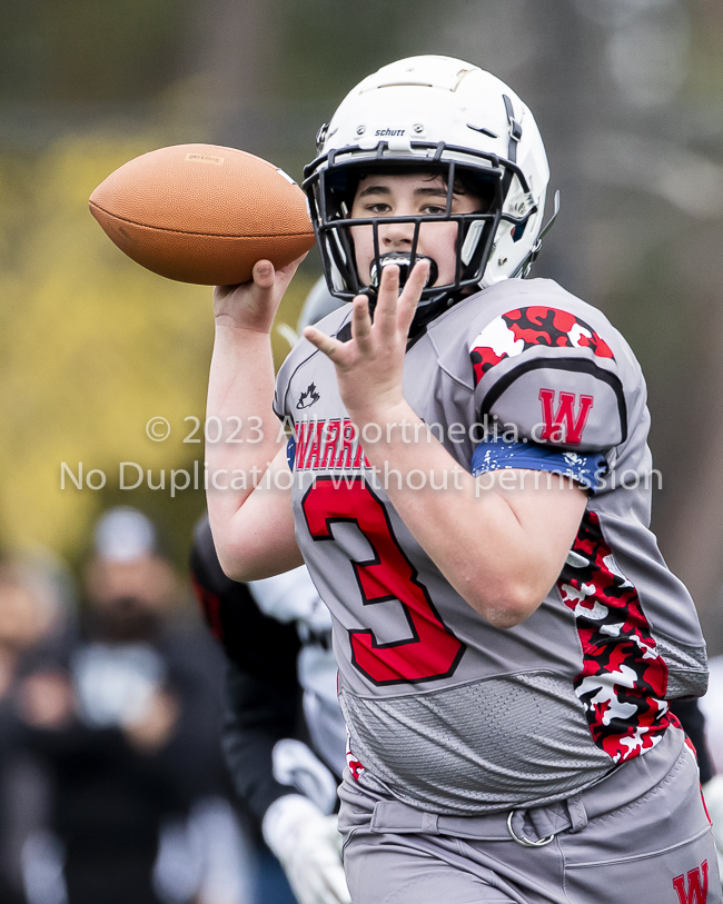 Warriors westshore Wolverines Saanich GVMFA  Goudy Langford football