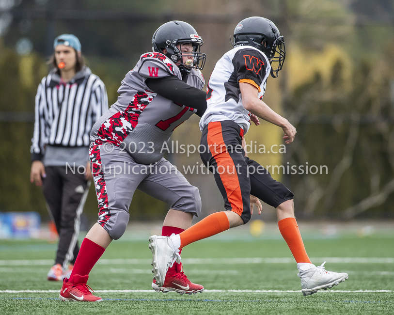 Warriors westshore Wolverines Saanich GVMFA  Goudy Langford football