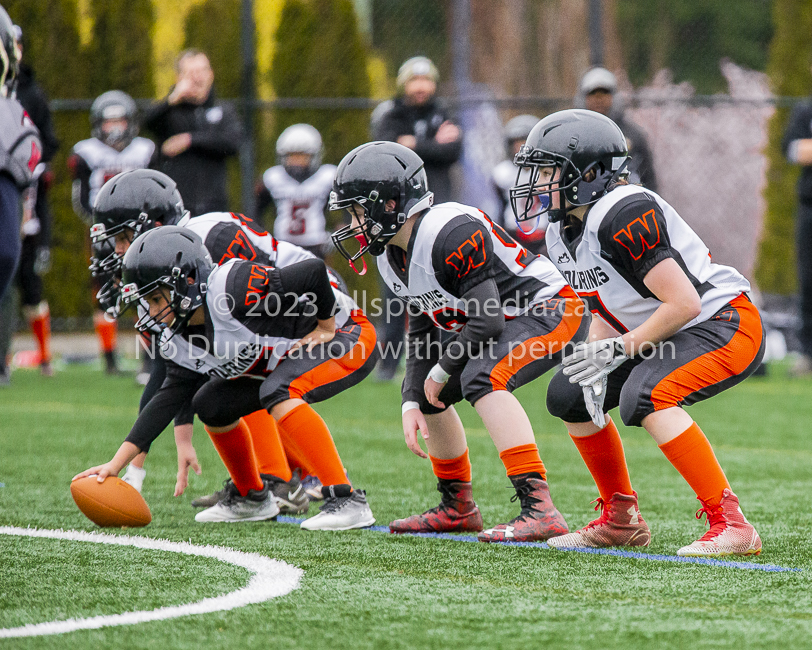 Warriors westshore Wolverines Saanich GVMFA  Goudy Langford football