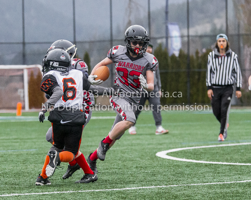 Warriors westshore Wolverines Saanich GVMFA  Goudy Langford football