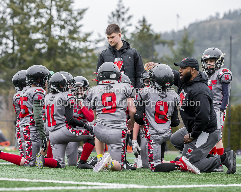 Warriors westshore Wolverines Saanich GVMFA  Goudy Langford football