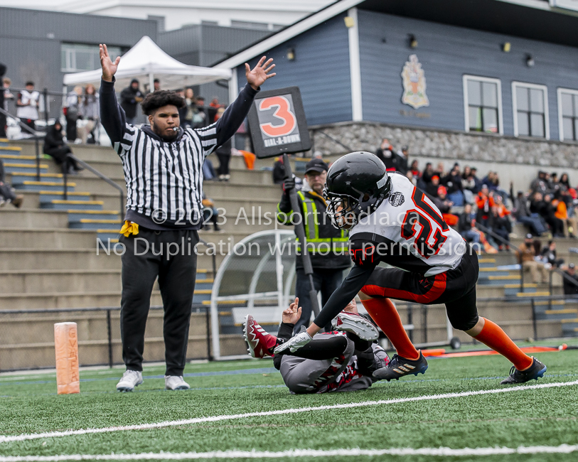 Warriors westshore Wolverines Saanich GVMFA  Goudy Langford football