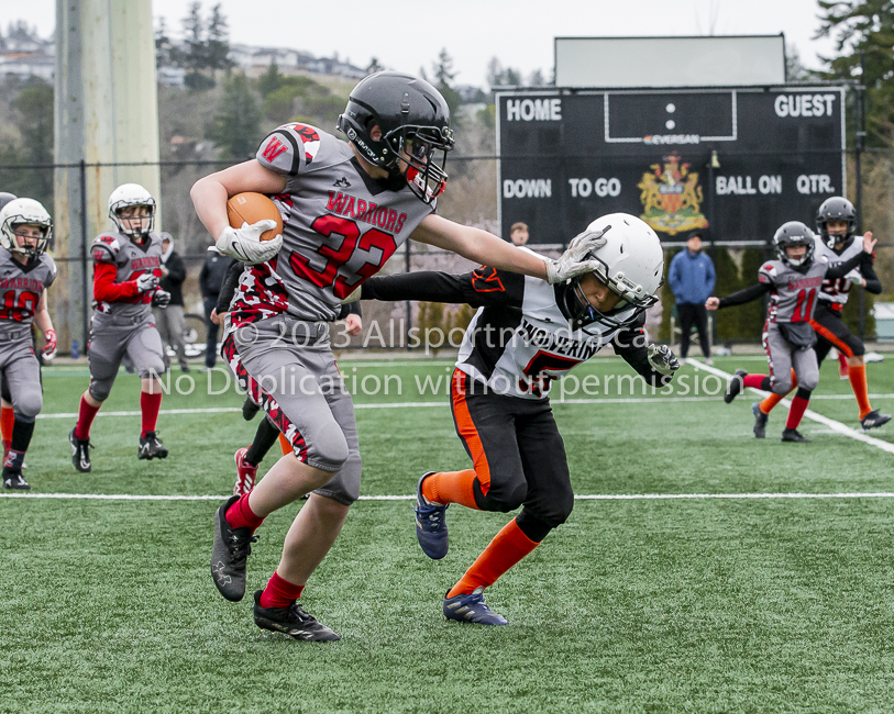 Warriors westshore Wolverines Saanich GVMFA  Goudy Langford football