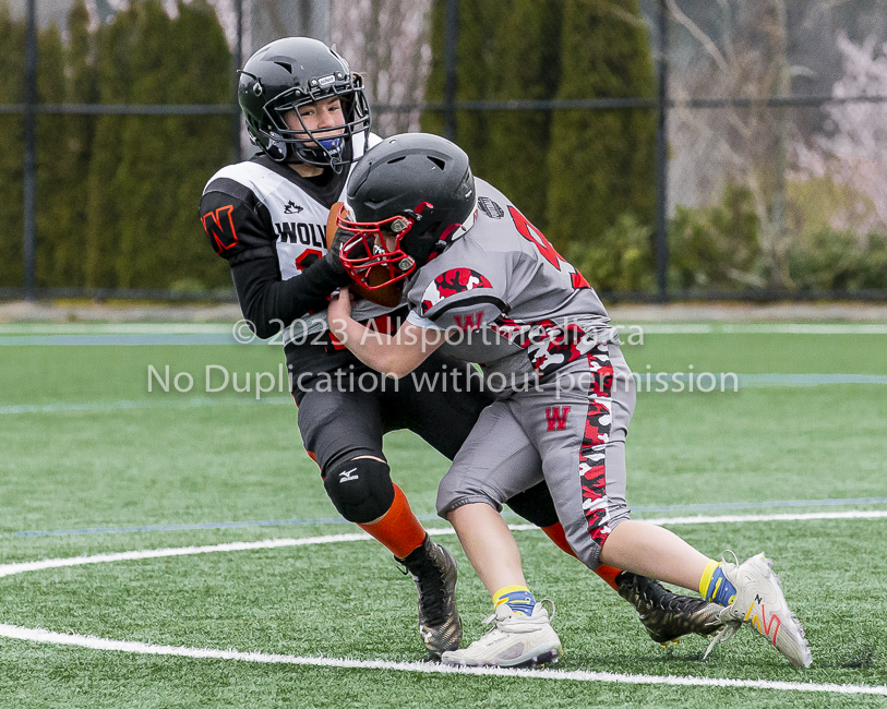 Warriors westshore Wolverines Saanich GVMFA  Goudy Langford football