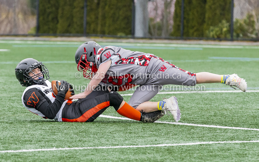 Warriors westshore Wolverines Saanich GVMFA  Goudy Langford football